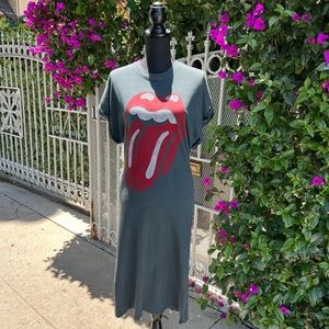 Daydreamer x Free People - Rolling Stones T-Shirt Dress 😝